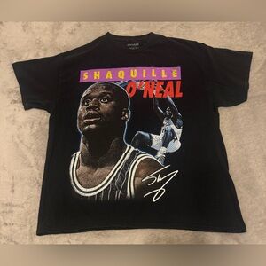 GOAT CREW X SHAQ DUNK VINTAGE T-SHIRT MEN SHORT SLEEVES SIZE LARGE RARE